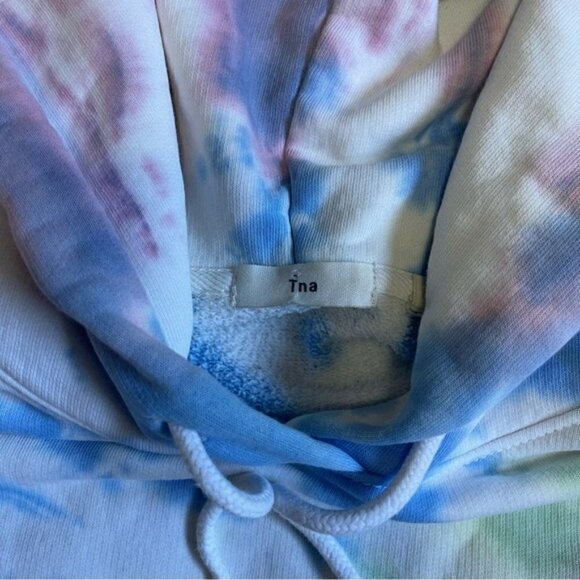 TNA Rainbow 1984 Tie Dye Hooded Sweatshirt US M - Picture 6 of 9